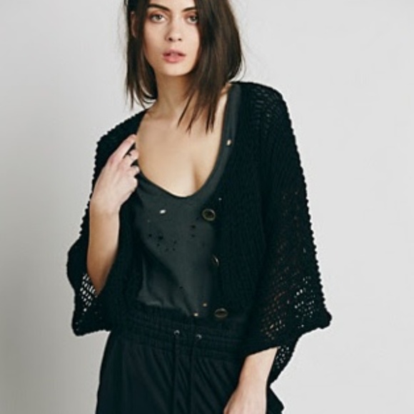 Free People Sweaters - Free people poncho sweater shawl shrug